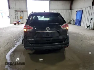 2016 Nissan Rogue SV with VIN 5N1AT2MV0GC873569, listed as a Copart auction lot 53288555 with 0 mi miles and Salvage Title. Bid and sale history available at carsss.com. Image 6.