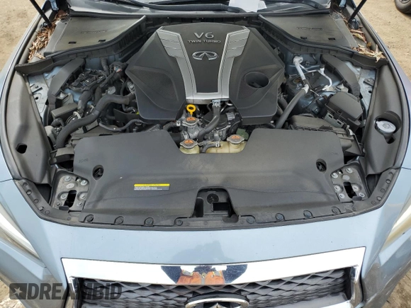 2018 Infiniti Q50 3.0t LUXE with VIN JN1EV7AP2JM360458, listed as a Copart auction lot 49479765 with 43,793 mi miles and Salvage Title. Bid and sale history available at carsss.com. Image 11.