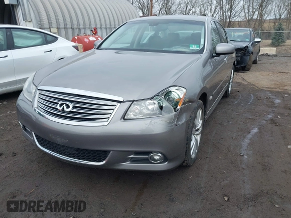2010 Infiniti M with VIN JN1CY0AR0AM960483, listed as a IAAI auction lot 41619095 with 81,690 mi miles. Bid and sale history available at carsss.com. Image 6.