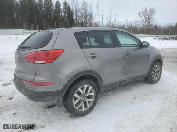 2014 Kia Sportage LX with VIN KNDPB3AC2E7662437, listed as a Copart auction lot 46311045 with 113,790 mi miles and Salvage Title. Bid and sale history available at carsss.com. Image 3.