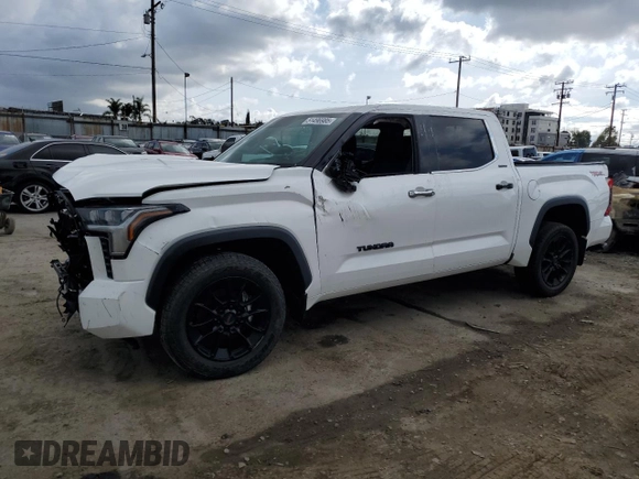 2022 Toyota Tundra Limited with VIN 5TFJA5ABXNX010225, listed as a Copart auction lot 51496985 with 28,476 mi miles and Salvage title. Bid and sale history available at DreamBid. Image 1.