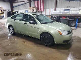 2008 Ford Focus S with VIN 1FAHP34N78W211278, listed as a Copart auction lot 48171995 with 142,003 mi miles and Salvage Title. Bid and sale history available at carsss.com. Image 4.