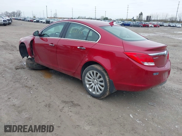 2013 Buick Regal Turbo Premium 1 with VIN 2G4GS5EV3D9152078, listed as a IAAI auction lot 41961731 with 90,912 mi miles. Bid and sale history available at carsss.com. Image 3.