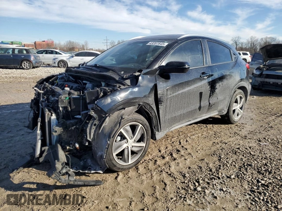 2022 Honda HR-V EX with VIN 3CZRU6H51NM766932, listed as a Copart auction lot 43207645 with 0 mi miles and Salvage Title. Bid and sale history available at carsss.com. Image 1.