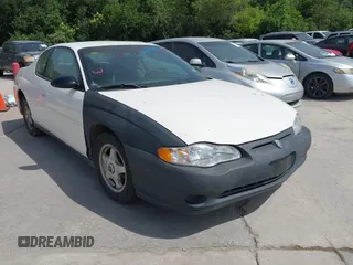 2004 Chevrolet Monte Carlo LS with VIN 2G1WW12E049202042, listed as a IAAI auction lot 42251491 with 171,112 mi miles and . Bid and sale history available at DreamBid. Image 1.