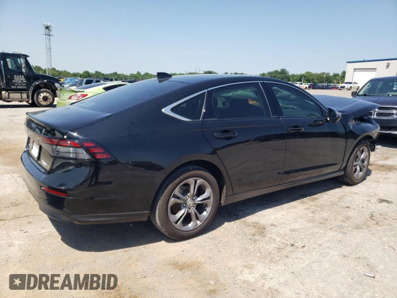 2024 Honda Accord EX with VIN 1HGCY1F32RA037105, listed as a Copart auction lot 59366475 with Not provided miles and Salvage title. Bid and sale history available at DreamBid. Image 3.