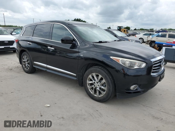 2014 Infiniti QX60 with VIN 5N1AL0MM9EC506680, listed as a Copart auction lot 54270665 with 144,931 mi miles and Clean title. Bid and sale history available at DreamBid. Image 4.