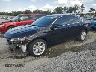 2015 Chevrolet Impala LT z VIN 1G1125S38FU144215, wystawiony jako Copart lot #57964915 z przebiegiem 125 922 mil mil oraz Szkoda całkowita • Salvage title. Historia ofert i sprzedaży dostępna na DreamBid. Obrazek 1.