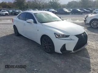 2020 Lexus IS with VIN JTHGA1D28L5101614, listed as a IAAI auction lot 41783627 with 66,400 mi miles. Bid and sale history available at carsss.com. Image 1.