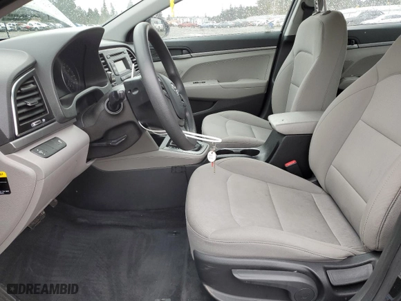 2018 Hyundai Elantra SE with VIN 5NPD74LF8JH317811, listed as a Copart auction lot 50036305 with 43,569 mi miles and Salvage Title. Bid and sale history available at carsss.com. Image 7.