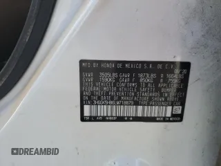 2020 Honda Fit EX z VIN 3HGGK5H86LM718879, wystawiony jako Copart lot #41559483 z przebiegiem Nie podano mil oraz . Historia ofert i sprzedaży dostępna na DreamBid. Obrazek 12.