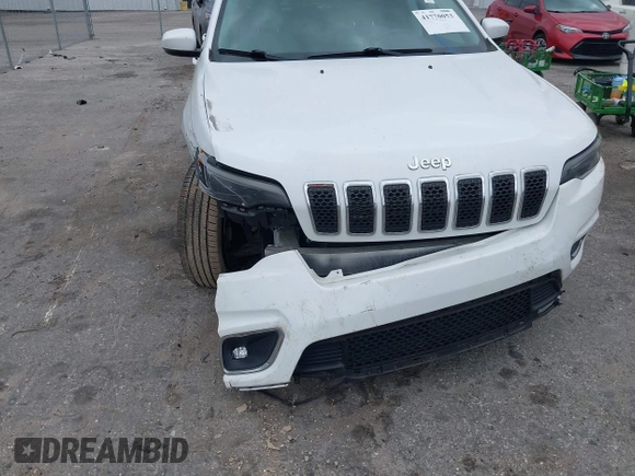 2019 Jeep Cherokee Limited with VIN 1C4PJLDB3KD346287, listed as a IAAI auction lot 41770053 with 75,172 mi miles and . Bid and sale history available at DreamBid. Image 6.