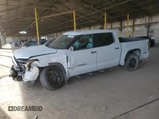 2025 Toyota Tundra Limited with VIN 5TFJA5DB9SX243150, listed as a Copart auction lot 84122804 with 7,721 mi miles and Salvage title. Bid and sale history available at DreamBid. Image 1.