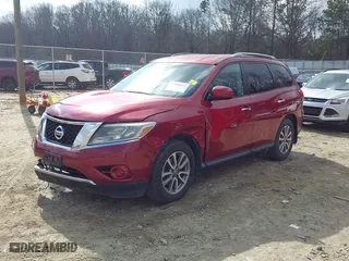 2014 Nissan Pathfinder Platinum with VIN 5N1AR2MN5EC681544, listed as a IAAI auction lot 41508442 with NaN miles. Bid and sale history available at carsss.com. Image 18.