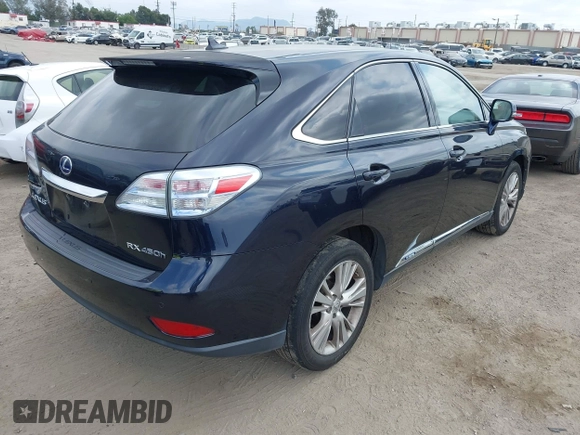 2010 Lexus RX 450h with VIN JTJBC1BA3A2024257, listed as a IAAI auction lot 42047795 with 240,558 mi miles and . Bid and sale history available at DreamBid. Image 4.