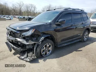 2022 Honda Passport TrailSport with VIN 5FNYF8H62NB029873, listed as a Copart auction lot 53582655 with 50,246 mi miles and Salvage Title. Bid and sale history available at DreamBid. Image 1.