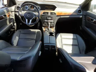 2012 Mercedes-Benz C 250 Sport with VIN WDDGF4HB8CR196219, listed as a Copart auction lot 63240835 with 94,411 mi miles and Salvage title. Bid and sale history available at DreamBid. Image 8.