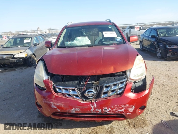 2013 Nissan Rogue S with VIN JN8AS5MT7DW001167, listed as a IAAI auction lot 41846678 with 186,299 mi miles. Bid and sale history available at carsss.com. Image 12.