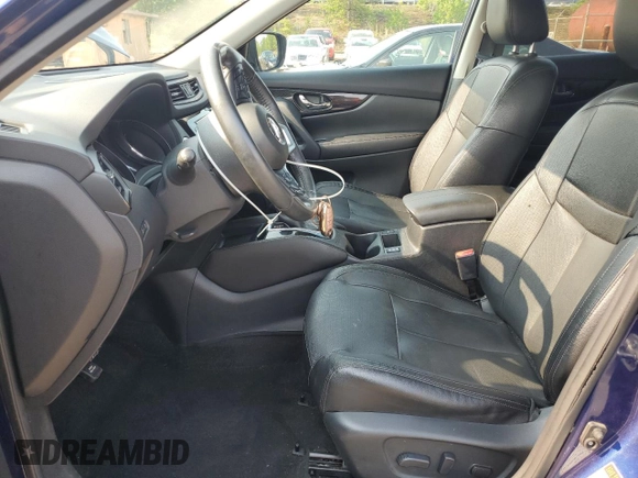 2017 Nissan Rogue SV with VIN 5N1AT2MV2HC858198, listed as a Copart auction lot 56589885 with 77,258 mi miles and Salvage title. Bid and sale history available at DreamBid. Image 7.