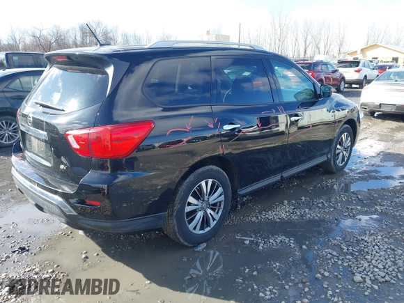 2018 Nissan Pathfinder SL with VIN 5N1DR2MN4JC635002, listed as a IAAI auction lot 41883880 with 97,723 mi miles. Bid and sale history available at carsss.com. Image 4.