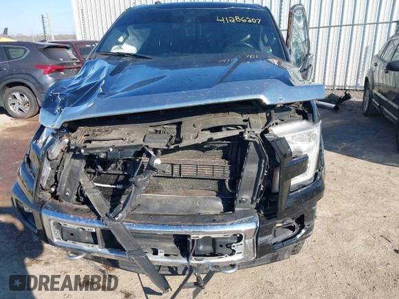 2017 Ford F-150 XL with VIN 1FTEW1EG4HFB89583, listed as a IAAI auction lot 41286207 with 113,374 mi miles. Bid and sale history available at carsss.com. Image 13.