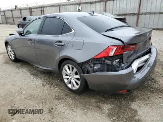 2015 Lexus IS 250 with VIN JTHBF1D28F5074947, listed as a Copart auction lot 59385245 with 120,918 mi miles and Salvage title. Bid and sale history available at DreamBid. Image 2.