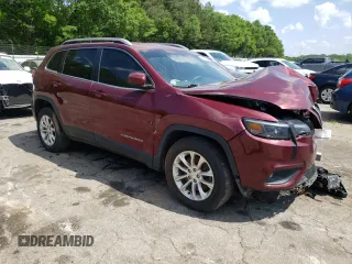 2019 Jeep Cherokee Latitude with VIN 1C4PJLCB2KD396146, listed as a Copart auction lot 56387665 with 134,142 mi miles and Clean title. Bid and sale history available at DreamBid. Image 4.