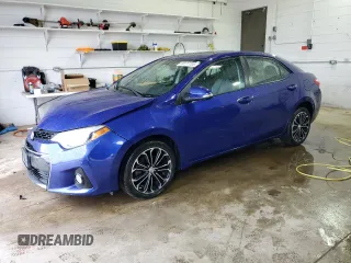 2016 Toyota Corolla L with VIN 5YFBURHE9GP422379, listed as a Copart auction lot 59177705 with 103,876 mi miles and Salvage title. Bid and sale history available at DreamBid. Image 1.