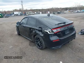 2023 Honda Civic Sport with VIN 19XFL2H89PE025553, listed as a IAAI auction lot 41859932 with 36,622 mi miles and . Bid and sale history available at DreamBid. Image 3.