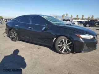 2021 Nissan Maxima SV with VIN 1N4AA6CVXMC508370, listed as a Copart auction lot 50463875 with 101,545 mi miles and Salvage Title. Bid and sale history available at carsss.com. Image 4.