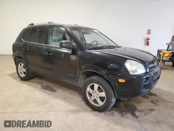 2008 Hyundai Tucson GLS with VIN KM8JM12BX8U873512, listed as a Copart auction lot 53549345 with 125,455 mi miles and Salvage Title. Bid and sale history available at carsss.com. Image 4.