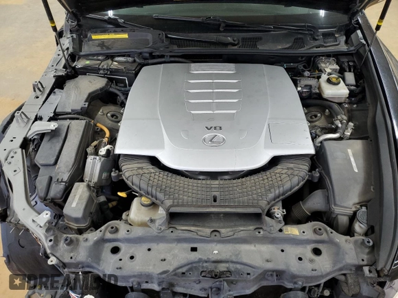 2011 Lexus LS 460 with VIN JTHBL5EF8B5106422, listed as a Copart auction lot 52498925 with 119,072 mi miles and Salvage title. Bid and sale history available at DreamBid. Image 11.
