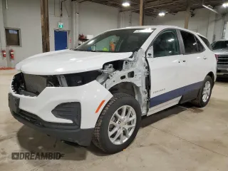 2024 Chevrolet Equinox LS z VIN 3GNAXSEG9RL183486, wystawiony jako Copart lot #50134885 z przebiegiem 40 895 mil mil oraz Szkoda całkowita • Salvage title. Historia ofert i sprzedaży dostępna na DreamBid. Obrazek 1.