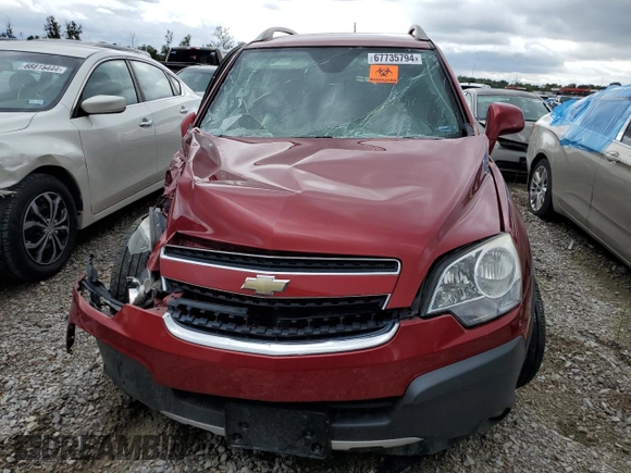 2013 Chevrolet Captiva Sport LS with VIN 3GNAL2EK9DS532032, listed as a Copart auction lot 67735794 with Not Provided miles and Salvage Title. Bid and sale history available at DreamBid. Image 5.