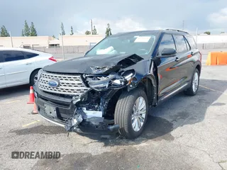 2023 Ford Explorer Limited with VIN 1FMSK7FH5PGA76352, listed as a IAAI auction lot 41752623 with 17,237 mi miles. Bid and sale history available at carsss.com. Image 2.