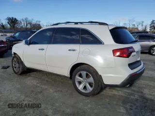 2010 Acura MDX Advance with VIN 2HNYD2H54AH533561, listed as a Copart auction lot 48083505 with 211,764 mi miles and Salvage Title. Bid and sale history available at carsss.com. Image 2.