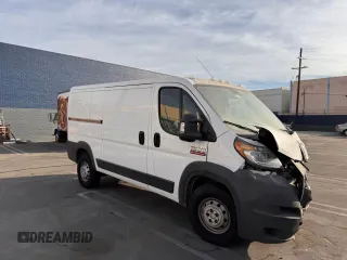 2018 Ram ProMaster Cargo with VIN 3C6TRVAG5JE147460, listed as a Copart auction lot 80108494 with Not Provided miles and Clean Title. Bid and sale history available at DreamBid. Image 1.