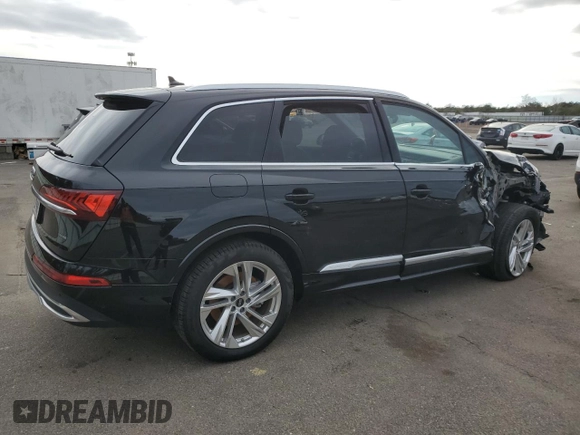 2023 Audi Q7 Premium z VIN WA1AXBF72PD012292, wystawiony jako Copart lot #79131263 z przebiegiem 9 980 mil mil oraz . Historia ofert i sprzedaży dostępna na DreamBid. Obrazek 3.