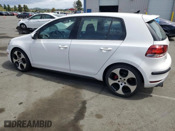 2012 Volkswagen GTI w/Conv & Sunroof PZEV с VIN WVWHD7AJ4CW106637, выставлен на аукционе Copart как лот 54428875 с пробегом 62 327 миль миль и Списание • Salvage title. История ставок и продаж доступна на DreamBid. Изображение 2.