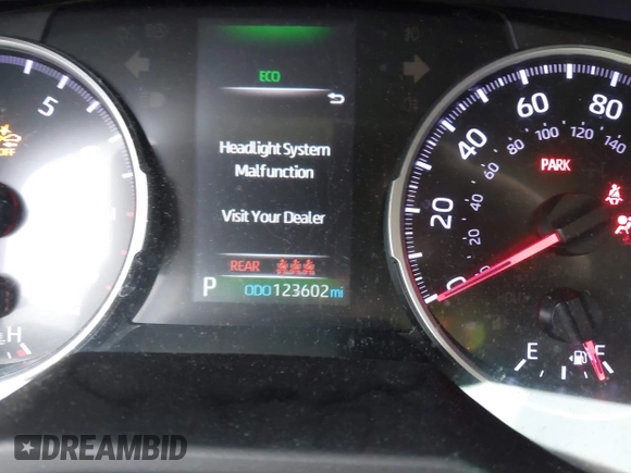 2020 Toyota RAV4 LE with VIN 2T3H1RFV2LC063920, listed as a IAAI auction lot 41864477 with 123,602 mi miles. Bid and sale history available at carsss.com. Image 15.