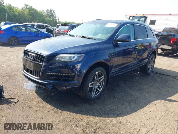 2015 Audi Q7 Premium Plus with VIN WA1LMAFE4FD019074, listed as a IAAI auction lot 42399852 with 164,010 mi miles and . Bid and sale history available at DreamBid. Image 17.