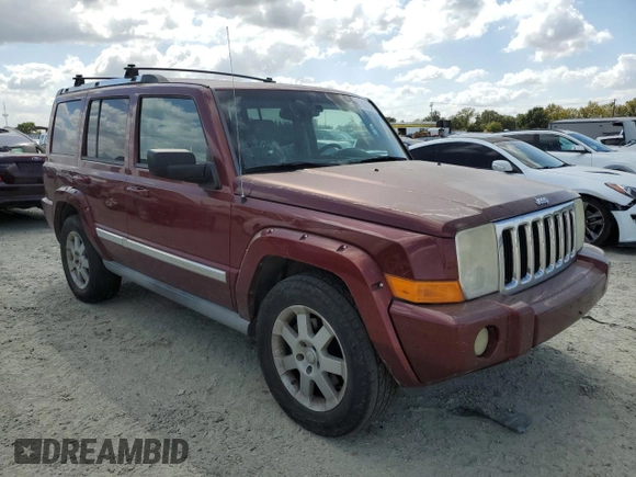 2006 Jeep Commander Limited z VIN 1J8HH58216C369240, wystawiony jako Copart lot #71308234 z przebiegiem 190 923 mil mil oraz Czysty tytuł • Clean title. Historia ofert i sprzedaży dostępna na DreamBid. Obrazek 4.