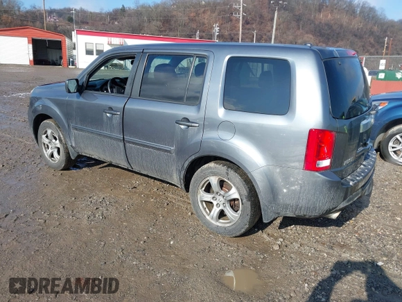 2013 Honda Pilot EX-L with VIN 5FNYF4H67DB035594, listed as a IAAI auction lot 41661166 with 133,950 mi miles and . Bid and sale history available at carsss.com. Image 3.