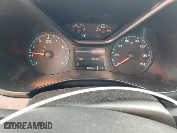 2019 Chevrolet Colorado 2WD Work Truck with VIN 1GCGSBEAXK1192417, listed as a Copart auction lot 50416985 with 40,801 mi miles and Salvage Title. Bid and sale history available at carsss.com. Image 9.