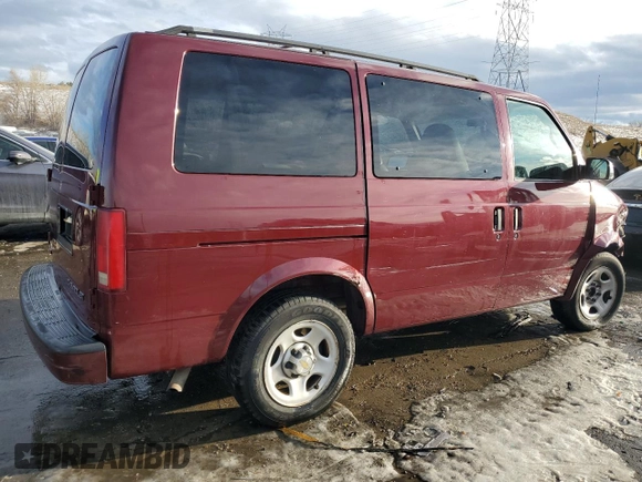 2004 Chevrolet Astro with VIN 1GNDM19X04B114559, listed as a Copart auction lot 42587645 with 212,760 mi miles and Salvage Title. Bid and sale history available at carsss.com. Image 3.