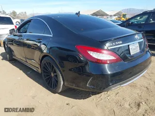 2015 Mercedes-Benz CLS-Class CLS 550 with VIN WDDLJ7DB8FA140210, listed as a IAAI auction lot 41417964 with 106,721 mi miles. Bid and sale history available at carsss.com. Image 3.