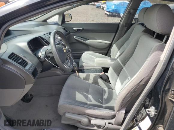 2011 Honda Civic LX with VIN 2HGFA1F53BH526297, listed as a Copart auction lot 53822925 with 156,639 mi miles and Salvage Title. Bid and sale history available at DreamBid. Image 7.