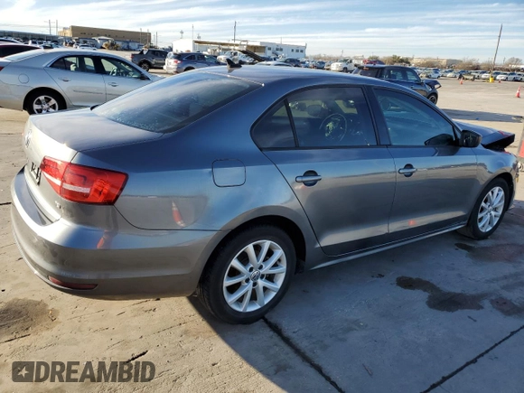 2015 Volkswagen Jetta Sedan 1.8T SE with VIN 3VWD07AJ5FM308642, listed as a Copart auction lot 86575394 with 166,862 mi miles and Non Repairable. Bid and sale history available at carsss.com. Image 3.