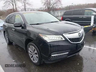 2015 Acura MDX Technology with VIN 5FRYD4H40FB018867, listed as a IAAI auction lot 41858585 with 128,614 mi miles and . Bid and sale history available at DreamBid. Image 1.