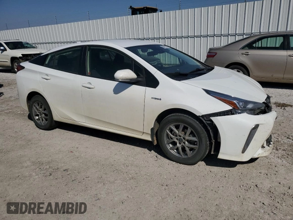 2021 Toyota Prius LE with VIN JTDL9MFU0M3024212, listed as a Copart auction lot 60416555 with 275,700 mi miles and Salvage title. Bid and sale history available at DreamBid. Image 4.